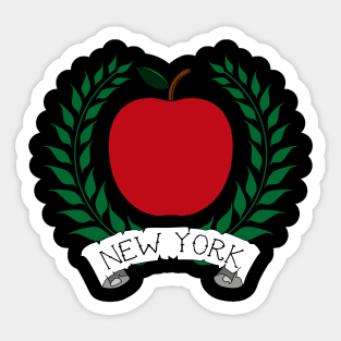 New York Big Apple Sticker